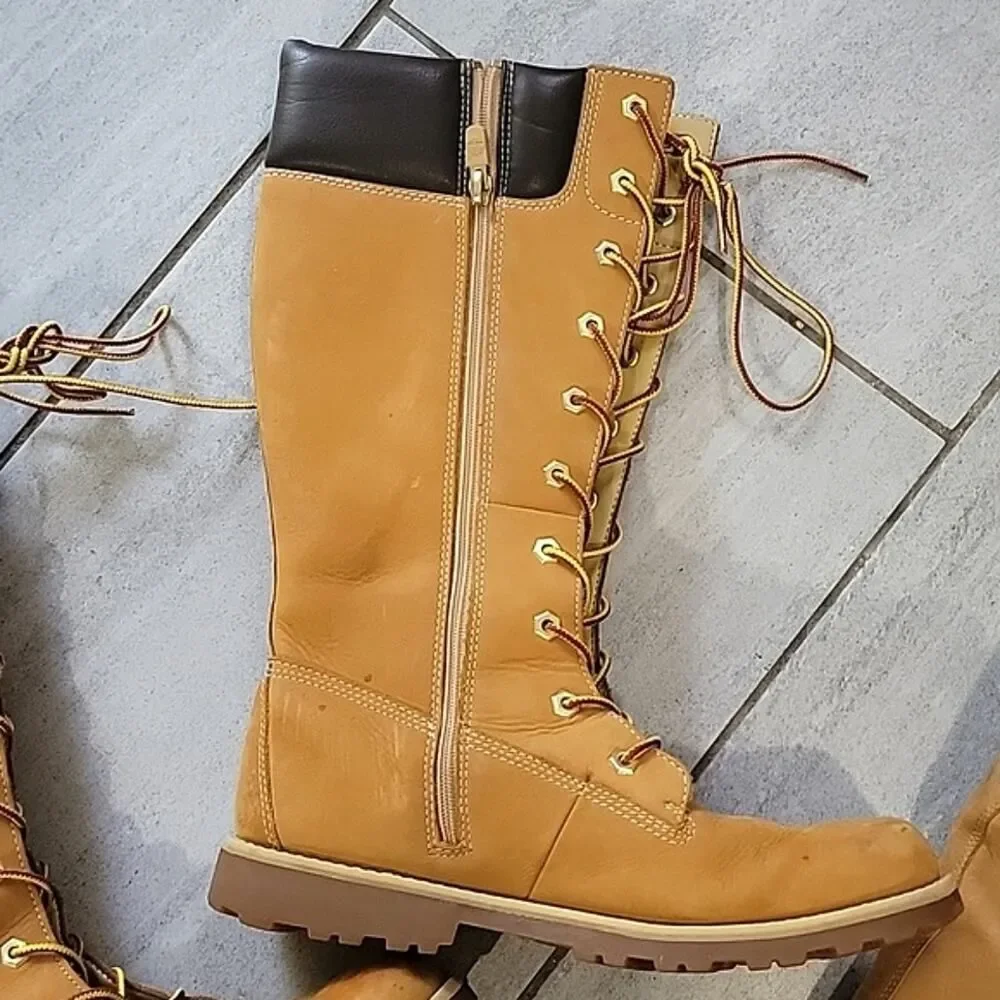 Timberland Women's 'Lot of 2' Asphalt Trail 83980 & Tall lace-up 8633A SZ 6-6.5